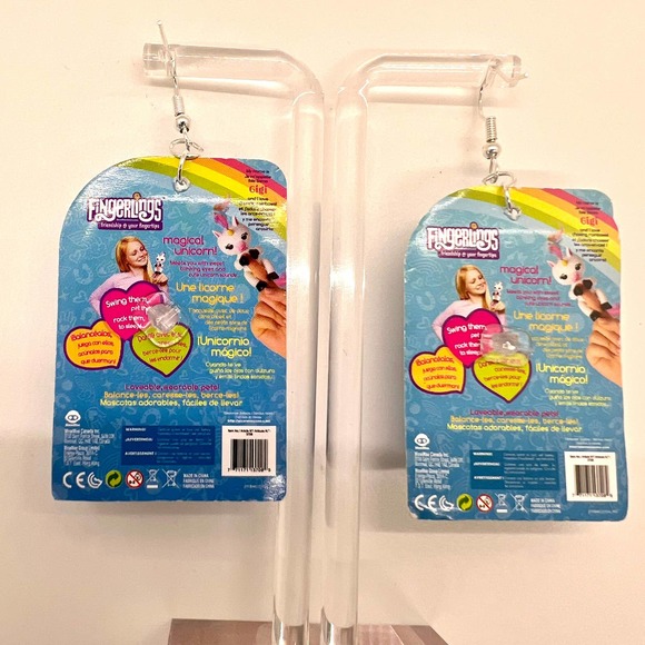 Unicorn Earrings - Unicorn Fingerling Mini Brands Earrings - Toy Earrings - Picture 3 of 6
